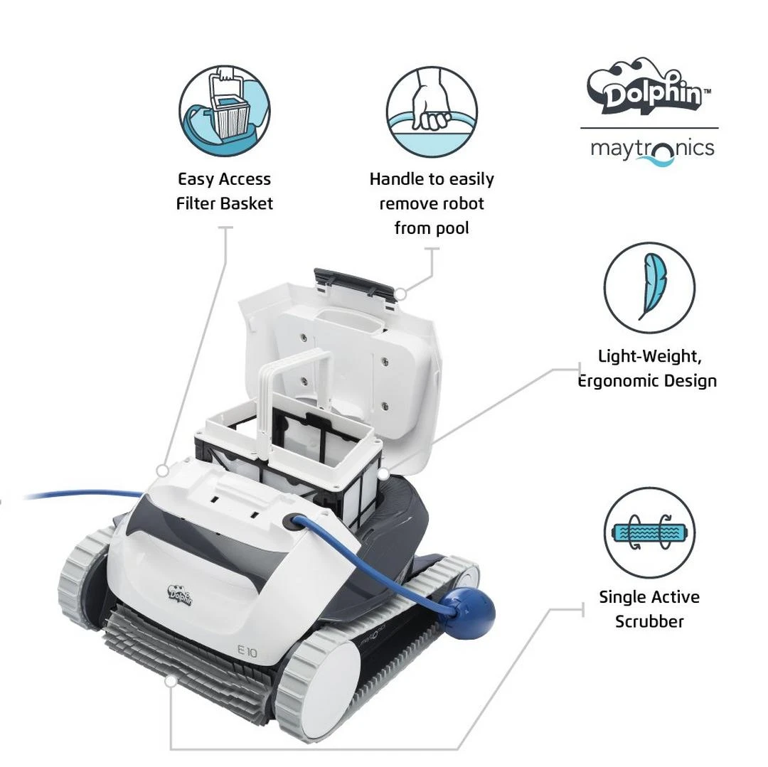Dolphin - E10 Above Ground Robotic Pool Cleaner - Image 5