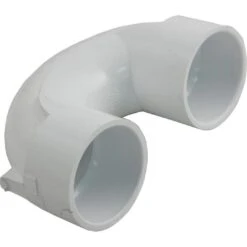 Spa Components - PVC Sweep 180 Degree U-Bend Coupling, 2in X 2in Slip Socket